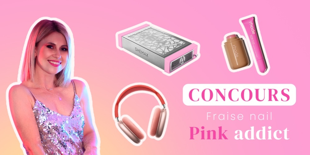 CONCOURS Pink Addict Fraise Nail Shop : 3 lots à gagner !